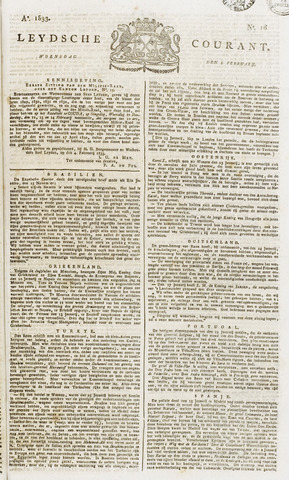 Leydse Courant 1833-02-06