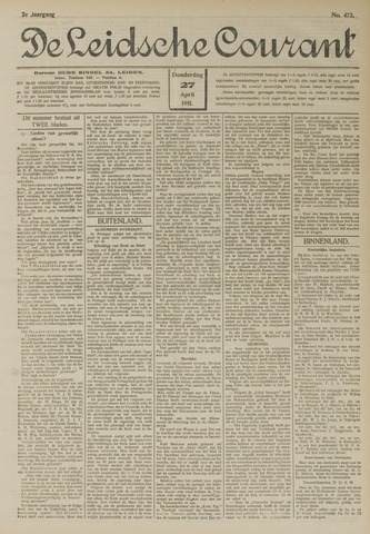 Leidsche Courant 1911-04-27