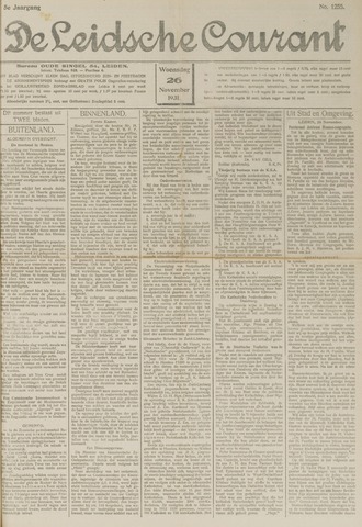 Leidsche Courant 1913-11-26