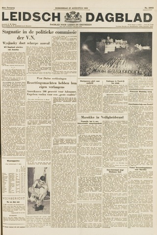 Leidsch Dagblad 1953-08-27