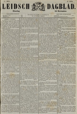Leidsch Dagblad 1872-11-12