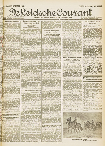 Leidsche Courant 1943-10-13