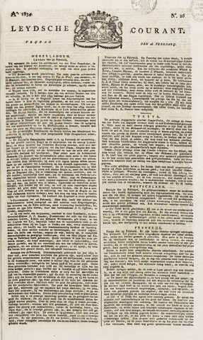 Leydse Courant 1834-02-28