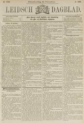 Leidsch Dagblad 1888-10-11