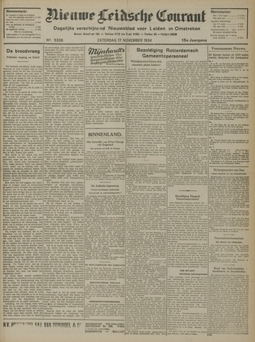 Nieuwe Leidsche Courant 1934-11-17