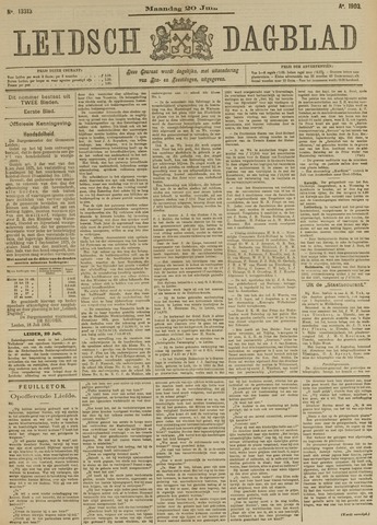 Leidsch Dagblad 1903-07-20