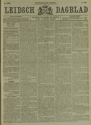 Leidsch Dagblad 1910-03-16