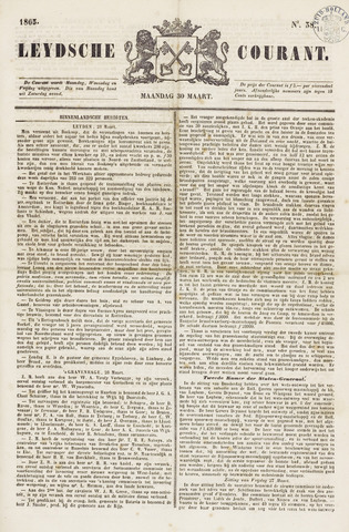 Leydse Courant 1863-03-30