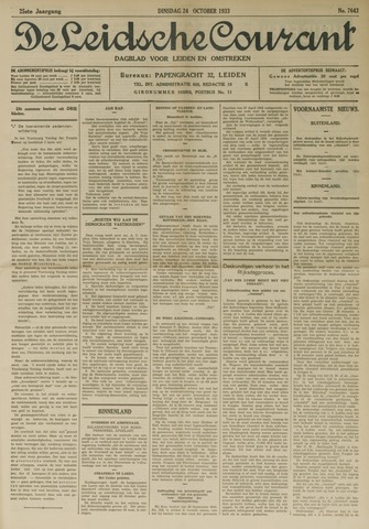 Leidsche Courant 1933-10-24