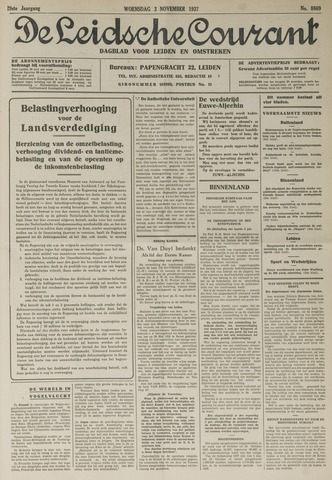 Leidsche Courant 1937-11-03