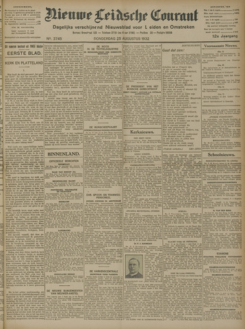 Nieuwe Leidsche Courant 1932-08-25