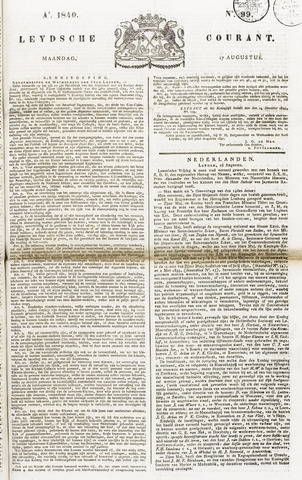 Leydse Courant 1840-08-17