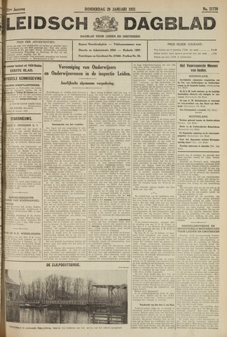 Leidsch Dagblad 1931-01-29