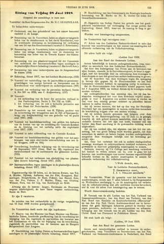 Handelingen van de Raad 1918-06-28