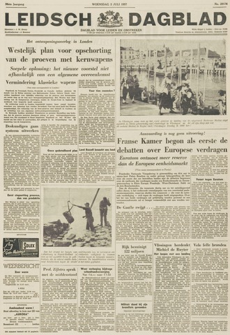Leidsch Dagblad 1957-07-03
