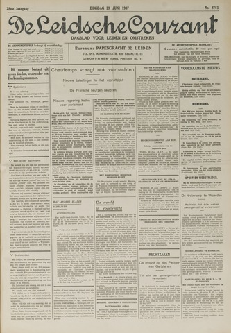 Leidsche Courant 1937-06-29