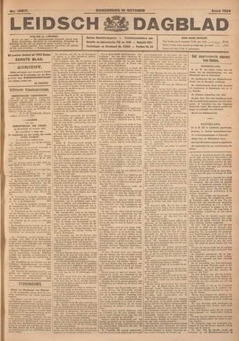 Leidsch Dagblad 1924-10-16
