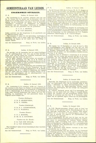 Handelingen van de Raad 1939-01-12