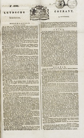 Leydse Courant 1841-10-13