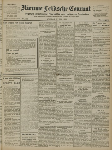 Nieuwe Leidsche Courant 1933-06-19