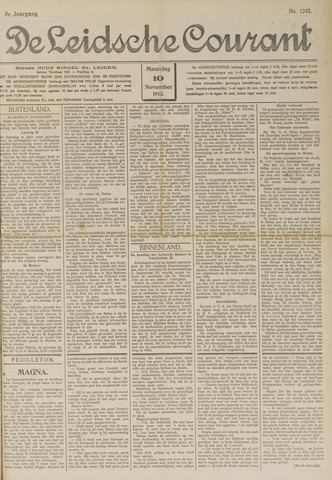Leidsche Courant 1913-11-10