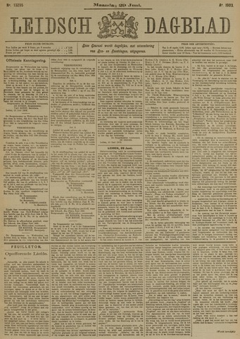 Leidsch Dagblad 1903-06-29