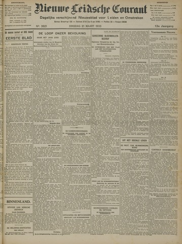 Nieuwe Leidsche Courant 1933-03-21