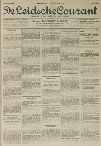 Leidsche Courant 1933-08-23