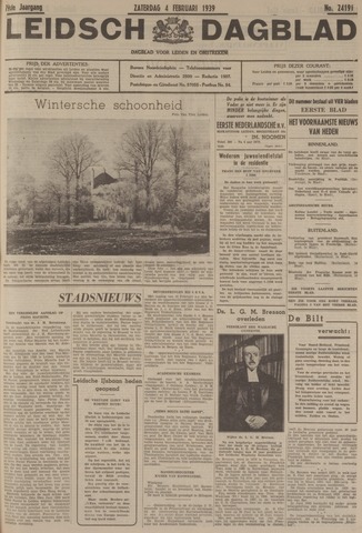 Leidsch Dagblad 1939-02-04
