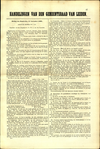 Handelingen van de Raad 1869-11-11