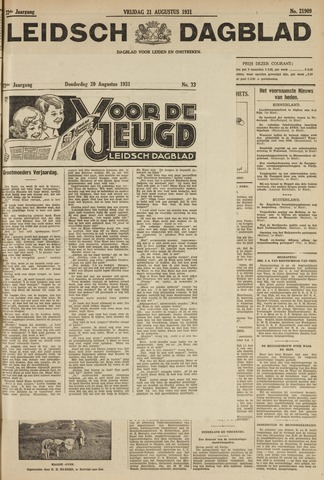 Leidsch Dagblad 1931-08-21