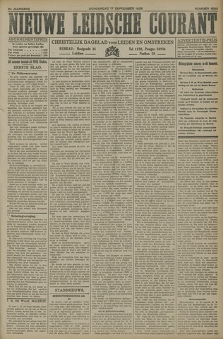 Nieuwe Leidsche Courant 1925-09-17
