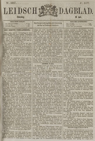 Leidsch Dagblad 1877-07-10