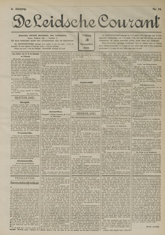 Leidsche Courant 1909-12-03