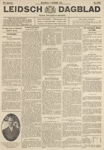 Leidsch Dagblad 1931-10-05