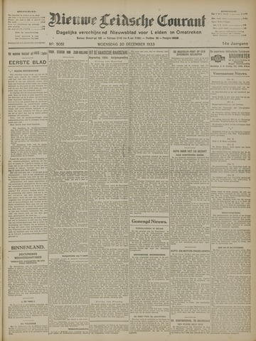 Nieuwe Leidsche Courant 1933-12-20