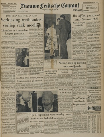 Nieuwe Leidsche Courant 1958-09-03