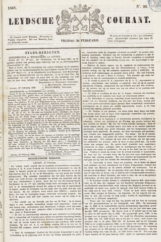 Leydse Courant 1868-02-28