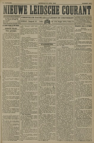Nieuwe Leidsche Courant 1925-04-25