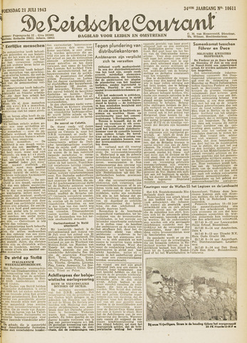 Leidsche Courant 1943-07-21
