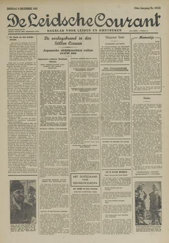 Leidsche Courant 1941-12-09