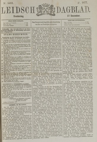 Leidsch Dagblad 1877-12-27
