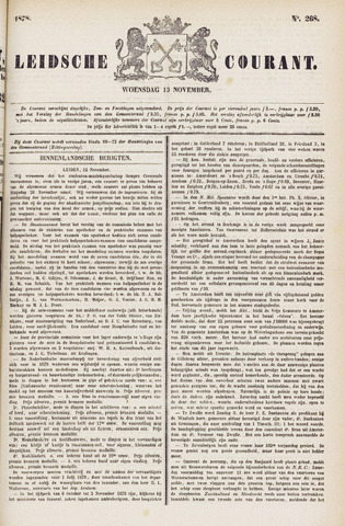 Leydse Courant 1878-11-13