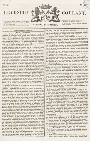 Leydse Courant 1857-09-30