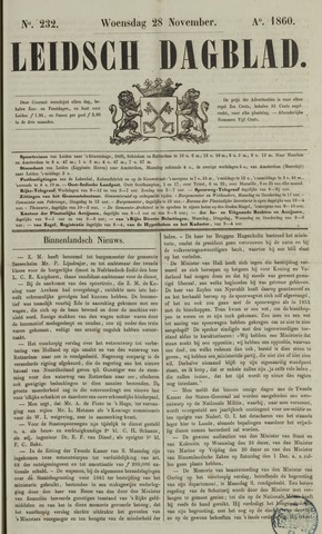 Leidsch Dagblad 1860-11-28