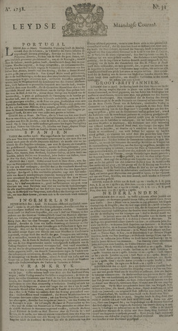 Leydse Courant 1738-04-28