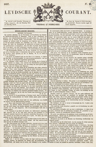 Leydse Courant 1857-02-27