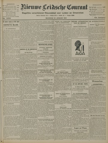 Nieuwe Leidsche Courant 1931-01-12
