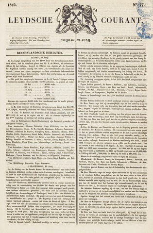 Leydse Courant 1845-06-27