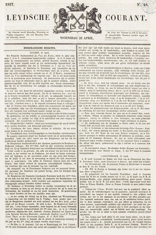 Leydse Courant 1857-04-22